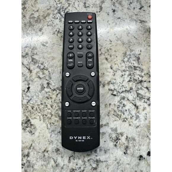DYNEX RC-401-0A LCD TV Remote Control DX-L15-10A DX-L19-10A DX-L19J10A TESTED - Picture 1 of 3